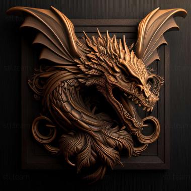 3D model dragon (STL)